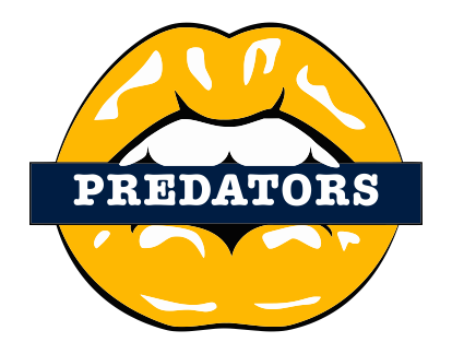 Nashville Predators Lips Logo iron on paper